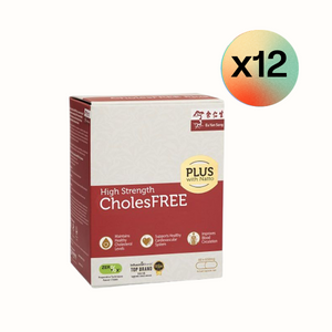 CholesFREE Red Yeast Rice Capsules with Natto - 12 Boxes (降醇寶加效附加納豆 - 12盒)