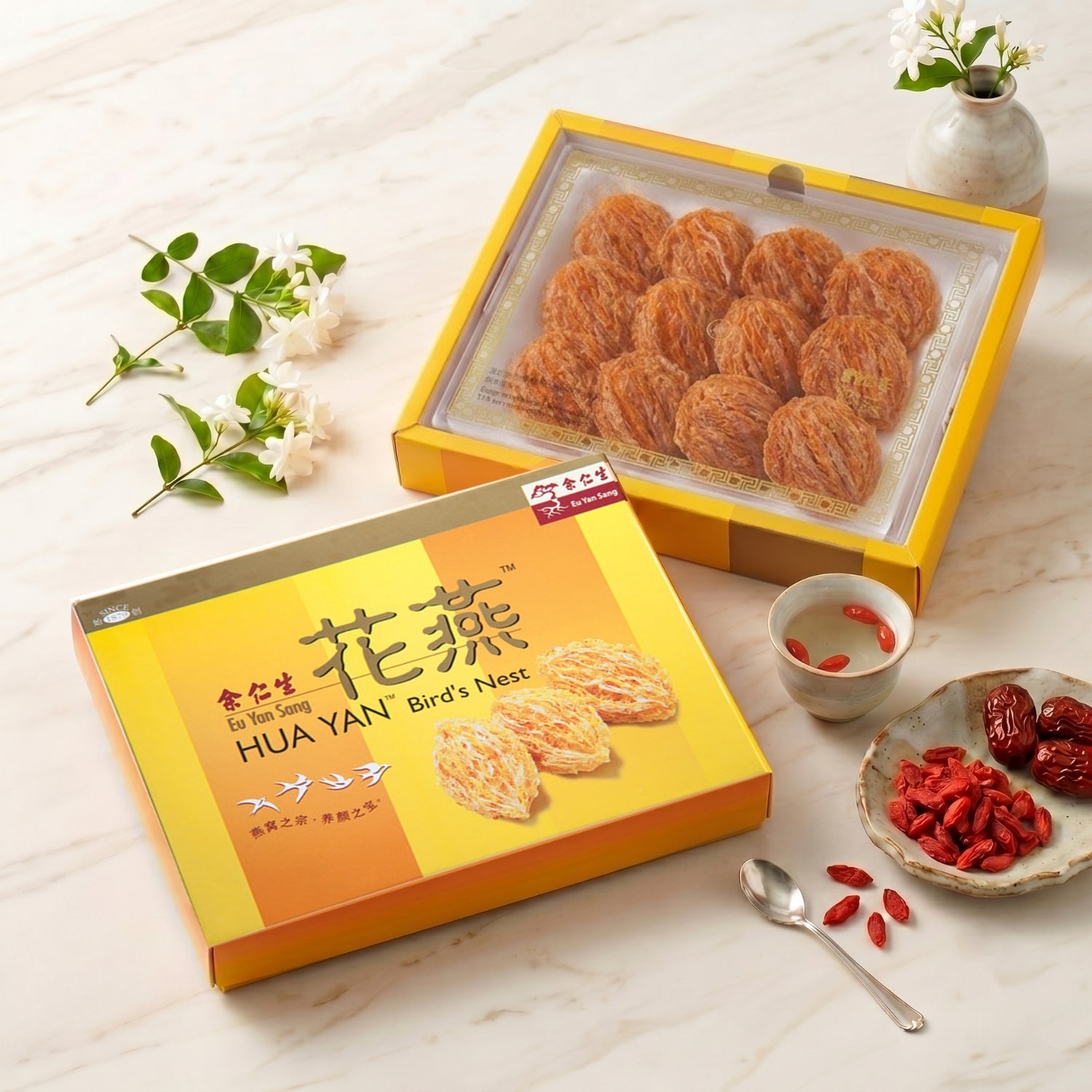 Hua Yan Bird's Nest — 12 Pieces