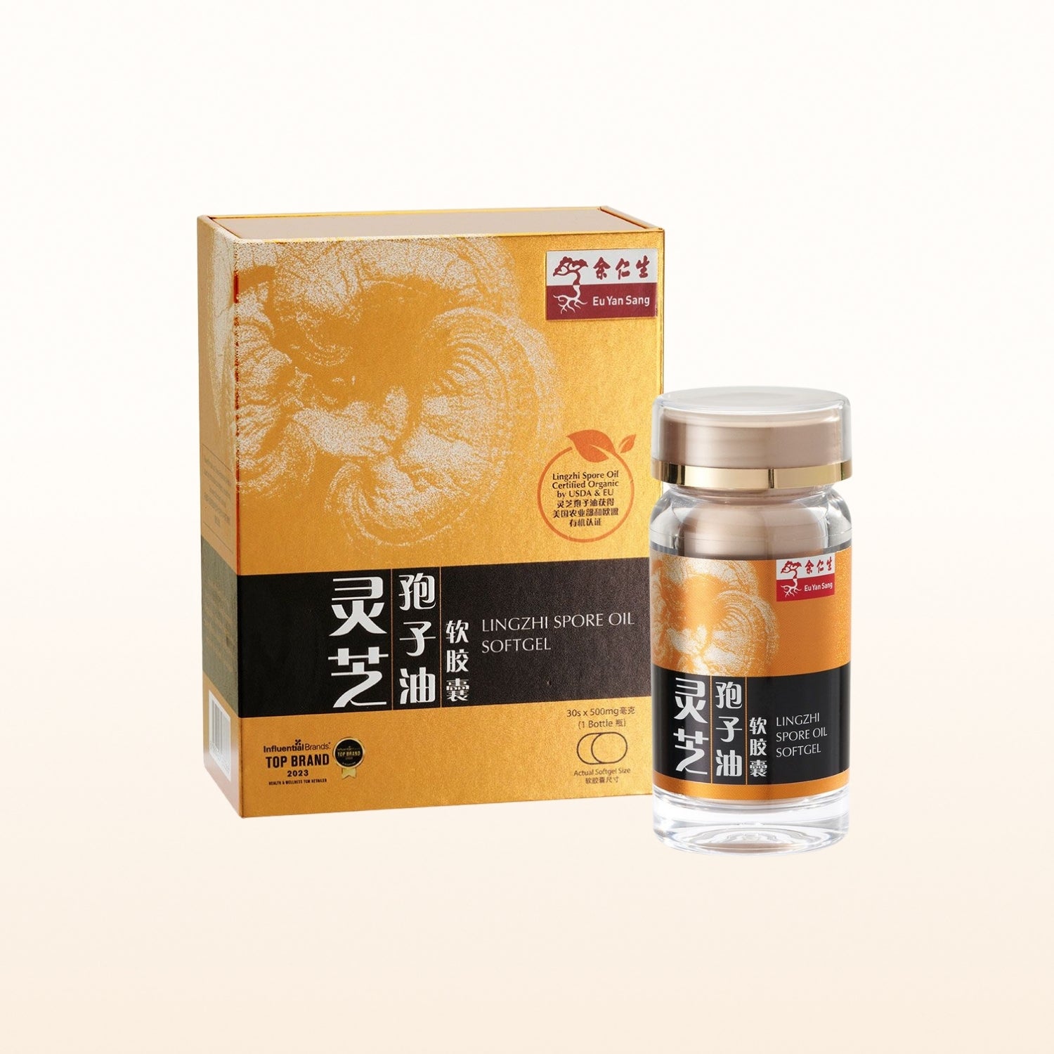 Organic Lingzhi Spore Oil Softgel 30'S