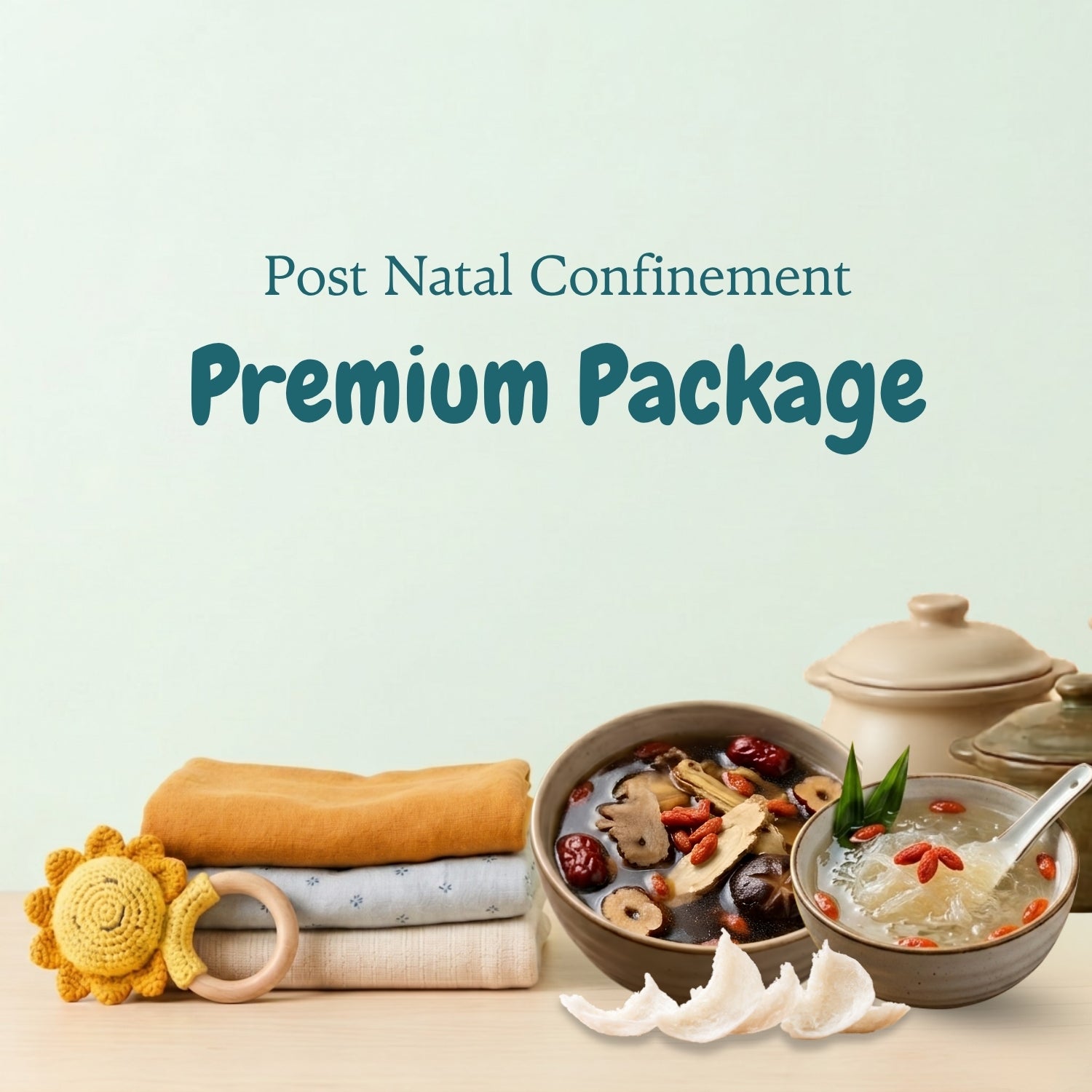 Premium Confinement Package (坐月護航配套) + Free Gifts