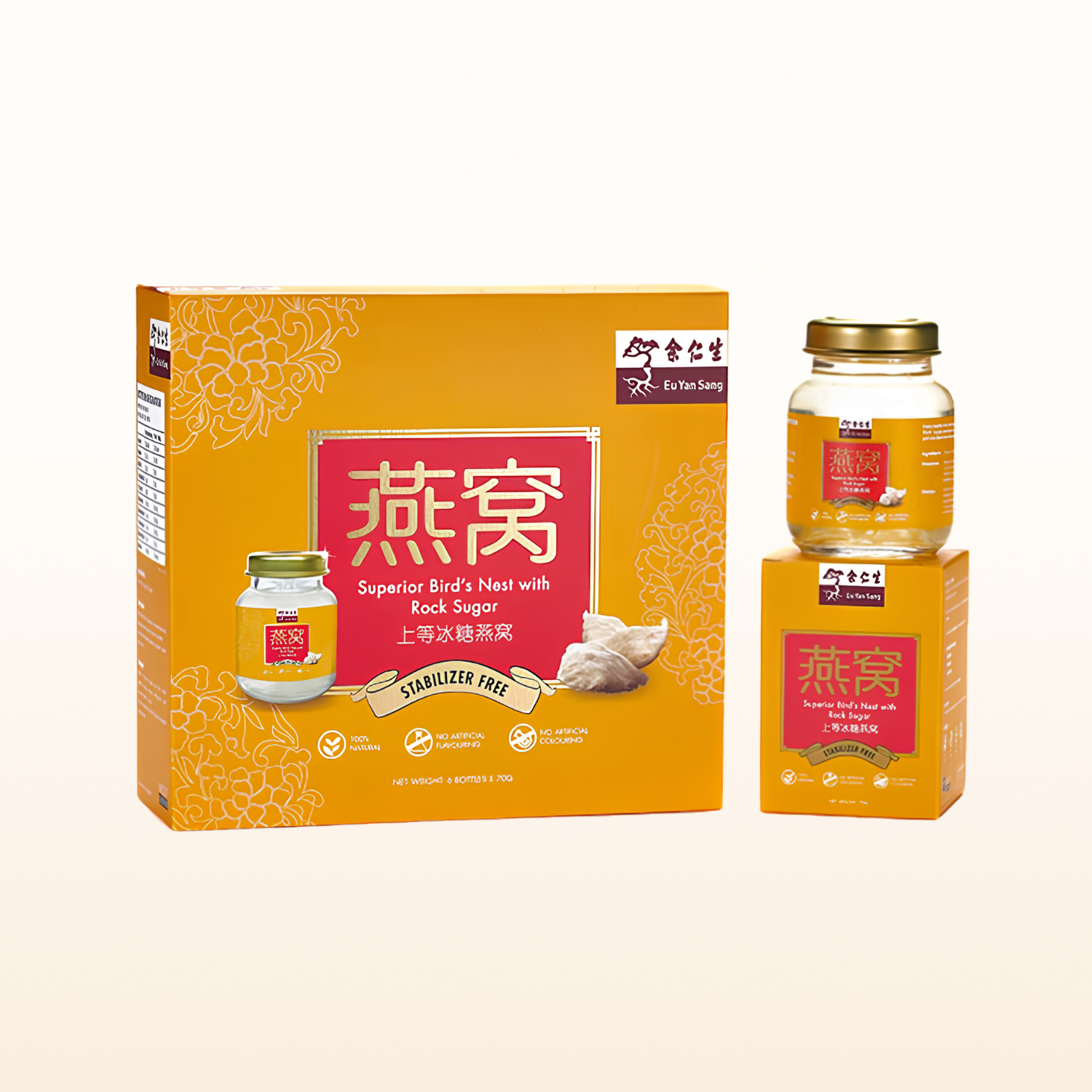 Superior Bird's Nest Sugar Free / Reduced Sugar / Rock Sugar (Expiry Nov'26)