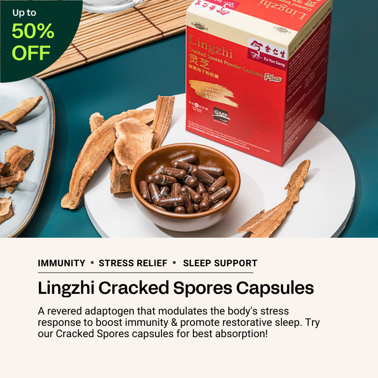 Try our Lingzhi Cracked Spores Powder Capsules!