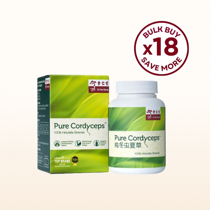 Pure Cordyceps 90 Capsules - 18 Boxes
