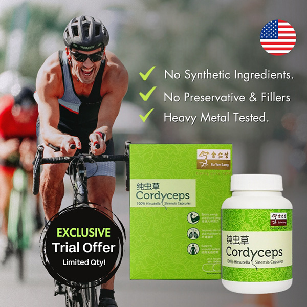 Cordyceps (Hirsutella Sinensis) Capsules (冬蟲夏草膠囊) (Expiry Nov 25)