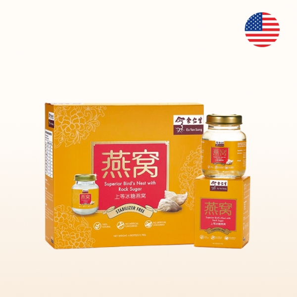 Superior Bird's Nest 6'S - Rock Sugar (上等冰糖燕窩) (U.S. Delivery Only)