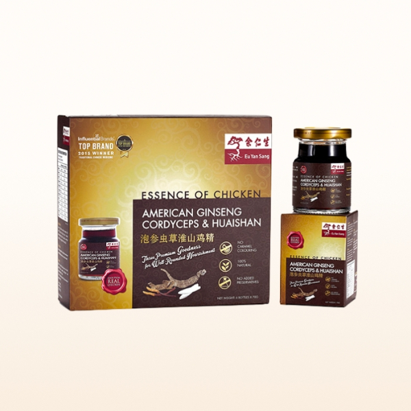Essence of Chicken with American Ginseng, Cordyceps & Huaishan Extract 6's
