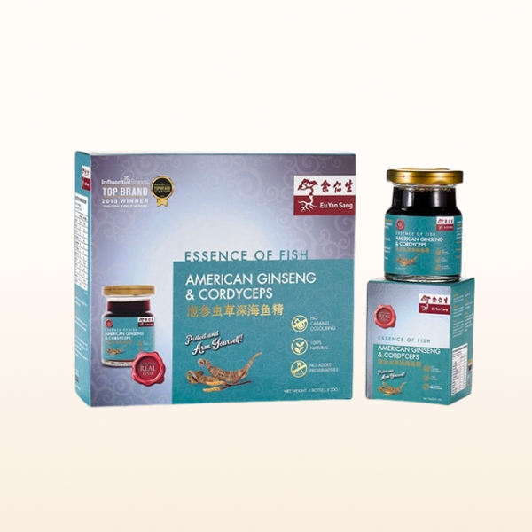 Essence of Fish with American Ginseng & Cordyceps Extract 6's (泡參蟲草深海魚精)
