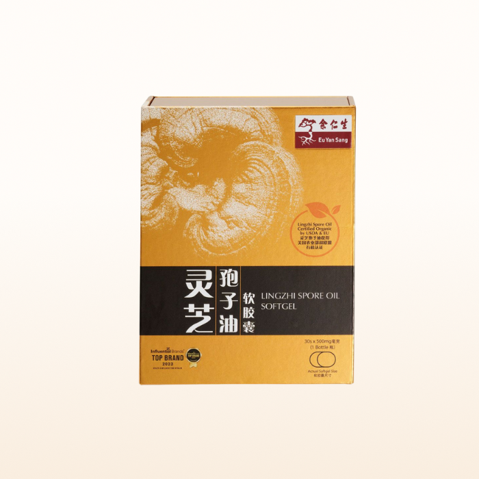 Organic Lingzhi Spore Oil Softgel 30'S