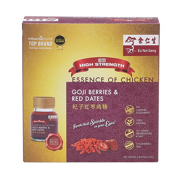 Essence of Chicken With Goji Berries & Red Dates 6's (杞子紅棗雞精)
