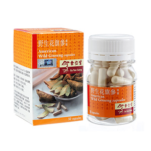 American Wild Ginseng Capsules (野生花旗參膠囊)