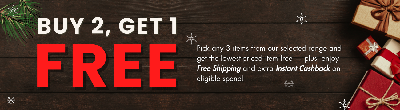 Buy 2 Get 1 Free